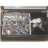 Image 8 : Jewelry Box with Jewelry Inside.