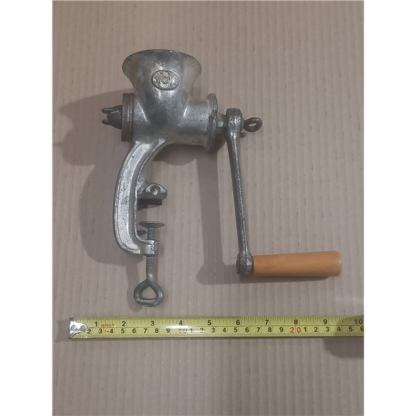 Vintage Spong meat grinder.