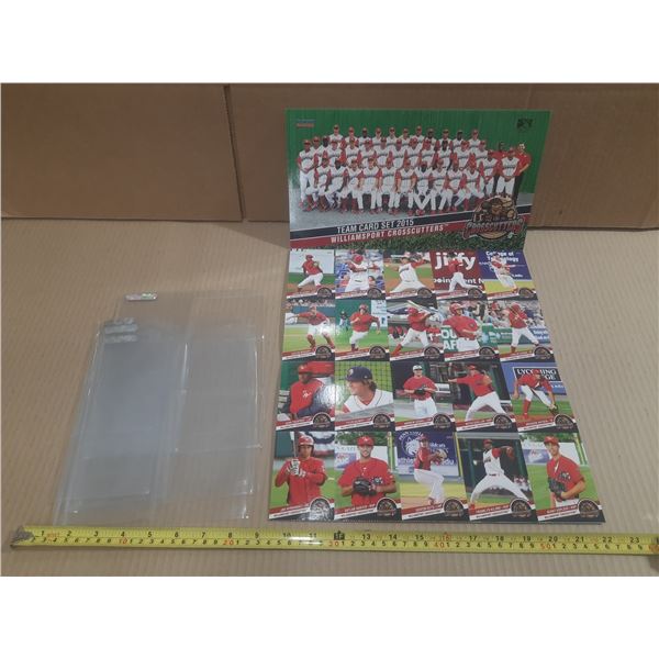 Team Card Set 2015 Uncut. (Comes With 4 Sheet Card Sleeves)