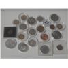 Image 1 : Lot of Foreign Coins/ Tokens In Plastic Coin Holders.