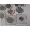 Image 2 : Lot of Foreign Coins/ Tokens In Plastic Coin Holders.