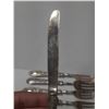 Image 4 : Lot of Fork and Knife - Marked 800 On Handle. (We Can't Prove Its Authenticity)