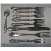 Image 1 : Lot of Fork and Knife - 8 Marked 800 On Handle. (We Can't Prove Its Authenticity)