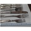 Image 2 : Lot of Fork and Knife - 8 Marked 800 On Handle. (We Can't Prove Its Authenticity)