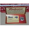 Image 3 : Budweiser bandana celebrating the 2020 Calgary Stampede and Budweiser Super Bowl Commemorative Medal