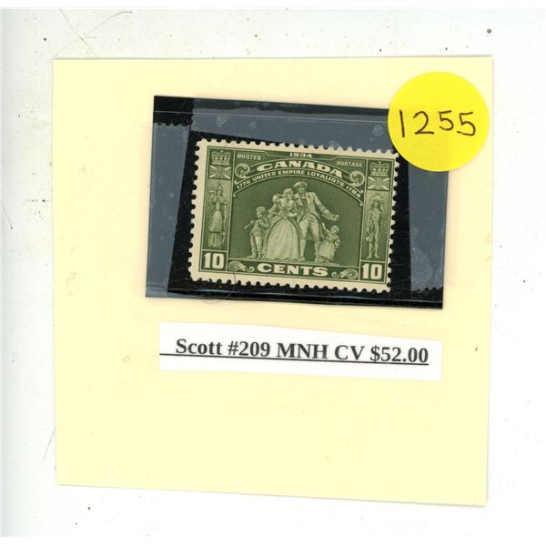 Scott #209 MNH CV $52.00.