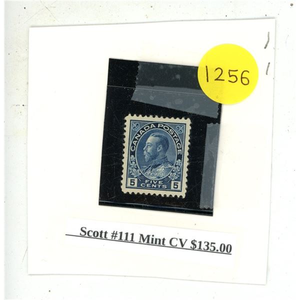 Scott #111 Mint CV $135.00.