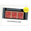 Image 1 : Scott #106 Block of 3 MNH.
