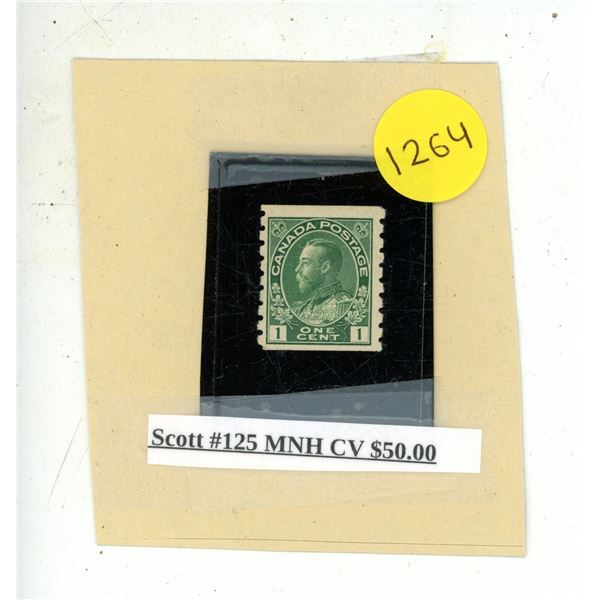 Scott #125 MNH CV $50.00.