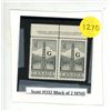 Image 1 : Scott #032 Block of 2 MNH.