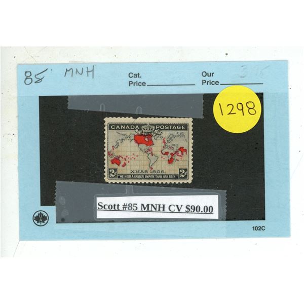 Scott #85 MNH CV $90.00.