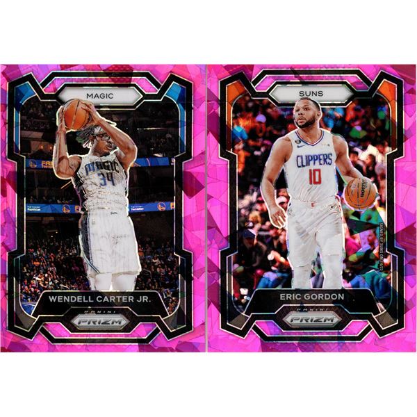 (2) Panini Prizm 2023-24 Basketball Cards (Eric Gordon and Wendell Carter JR.)
