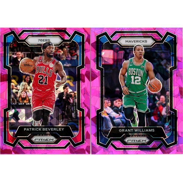 (2) Panini Prizm 2023-24 Basketball Cards (Grant Williams and Patrick Beverley)