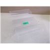 Image 1 : 48 Acrylic retail store display stands-8" byL by different hieghts