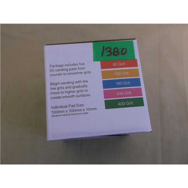 New mini makers hobby sanding pad kit- 5 piece- 60-100-180-240-400 grit