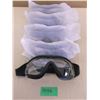 Image 1 : New 5 pack full coverage breathable saftey goggles