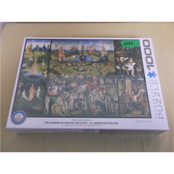 New - the garden of earthy delights- 100pcs puzzle