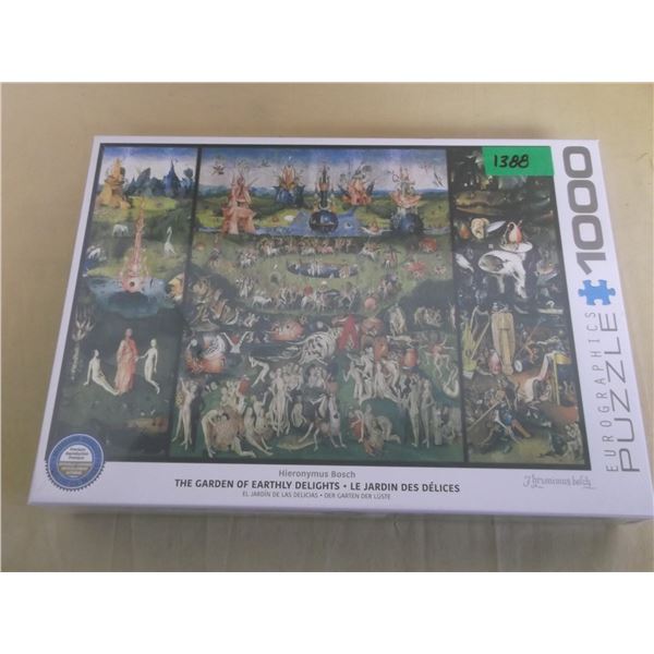 New - the garden of earthy delights- 100pcs puzzle