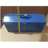 Image 2 : Vintage Blue Metal Tool Box.