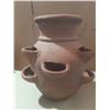 Image 3 : Terracotta strawberry pot with multiple side openings.