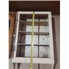 Image 3 : Vintage white wooden pharmacy cabinet. (16.5" X 23" X 5")