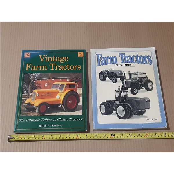 (2) Vintage Farm Tractors Book.