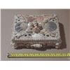 Image 1 : Vintage seashell encrusted trinket jewelry box.