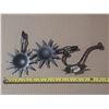 Image 2 : (3) Black Cast Iron Wall Hook.