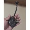 Image 3 : (3) Black Cast Iron Wall Hook.