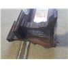 Image 5 : Antique oak overmantel mirror top shelf board. (57" X 14")