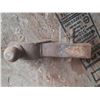 Image 2 : Rusty trailer hitch receiver mount with a ball attached.