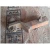 Image 3 : Rusty trailer hitch receiver mount with a ball attached.