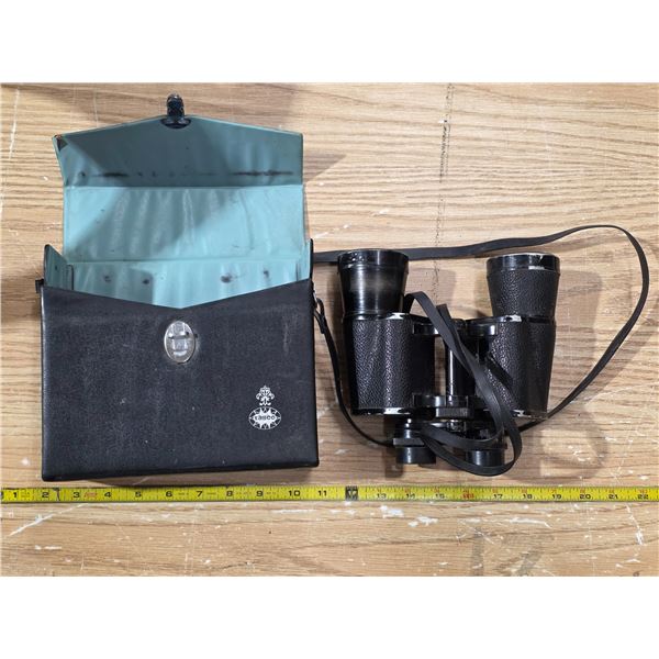 Carl Seitz coated binoculars with case