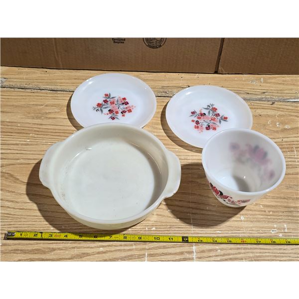 Fire king dishes and bowl