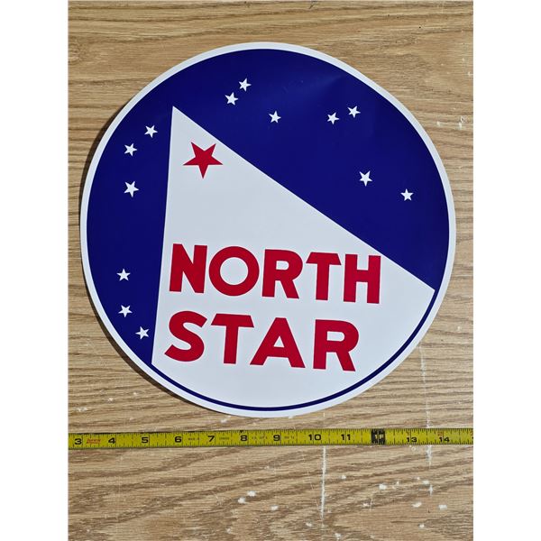 North star oil decal- 12"L