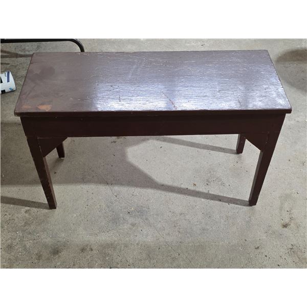 Folding top bench- 36" by 14" by 22"H