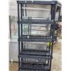 Image 1 : 5 tiered plastic shelf- 36" by 17" by 73"H