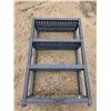 Image 1 : 4 tiered plastic shelf- 36" by 14" by 57"H