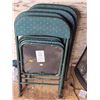 Image 1 : 4 folding chairs- 30"H