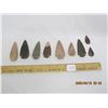 Image 1 : newly flinted arrowheads