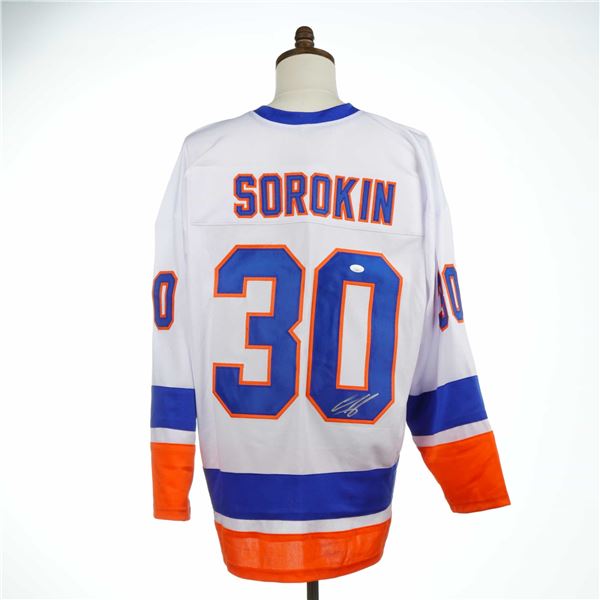 Ilya Sorokin Signed New York Islanders White Hockey Jersey