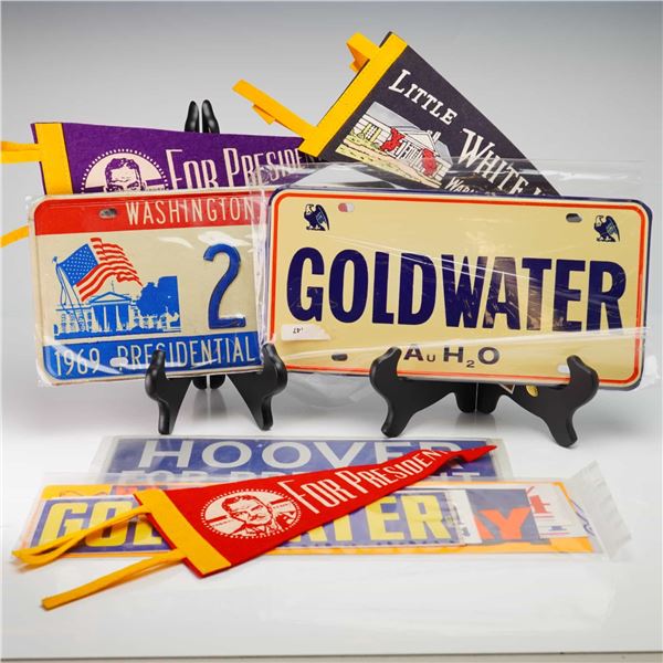 A Collection of United States Presidential Campaign and Commemorative Ephemera