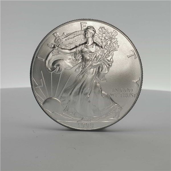 1999 American Silver Eagle One Dollar Coin