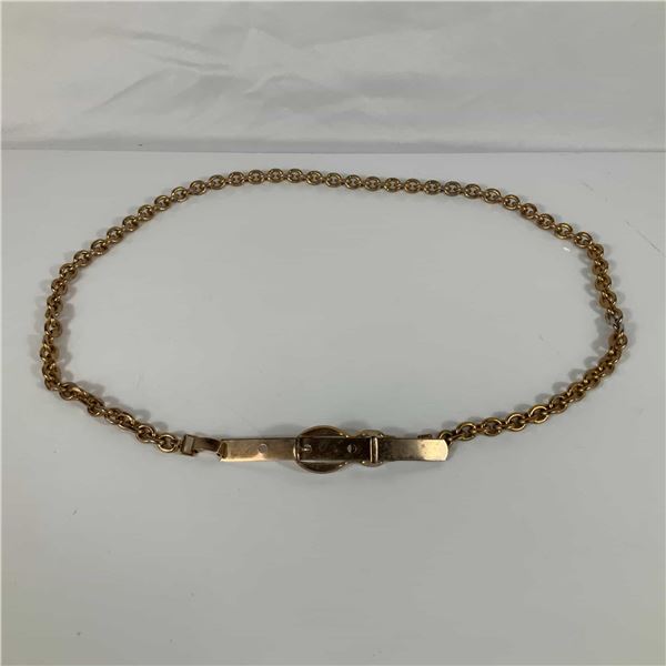 Gold-Toned Heavy Link Chain Belt