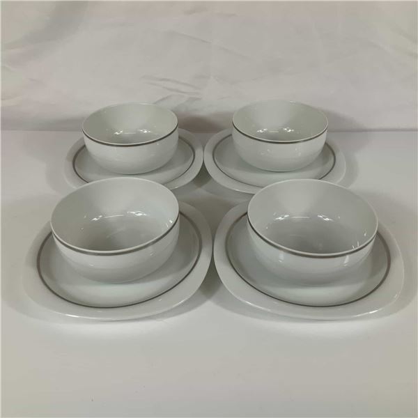 8pc Rosenthal Studio-Linie Porcelain Fruit Bowls and Dessert Plates