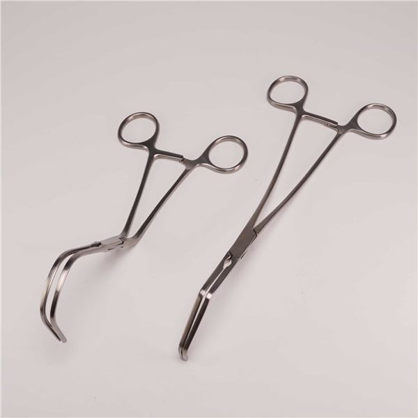 Two SSI Ultra Stainless-Steel Surgical Clamps