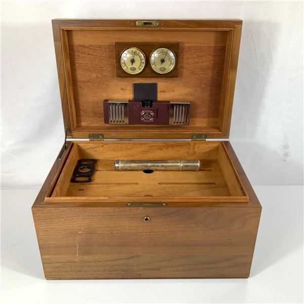 Decatur Collection Wooden Cigar Humidor Box Kit