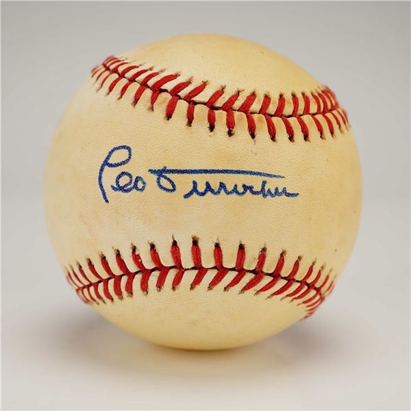 Rawlings Leo Durocher Signed Official National League Baseball, Leather, c. 1970-1986