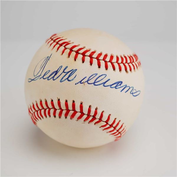 Ted Williams Hand-Signed Rawlings Official American League Baseball PSA/DNA Authenticated