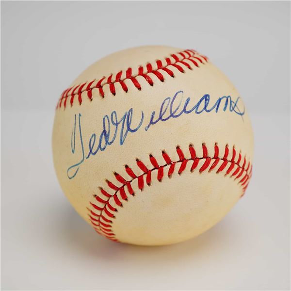 Ted Williams Signed Rawlings Official American League Baseball PSA/DNA Authenticated